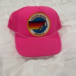Sold Out Neon Pink Aviator Nation Trucker Hat